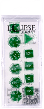 Ultra PRO: 11-Dice Set - Eclipse (Forest Green) - 