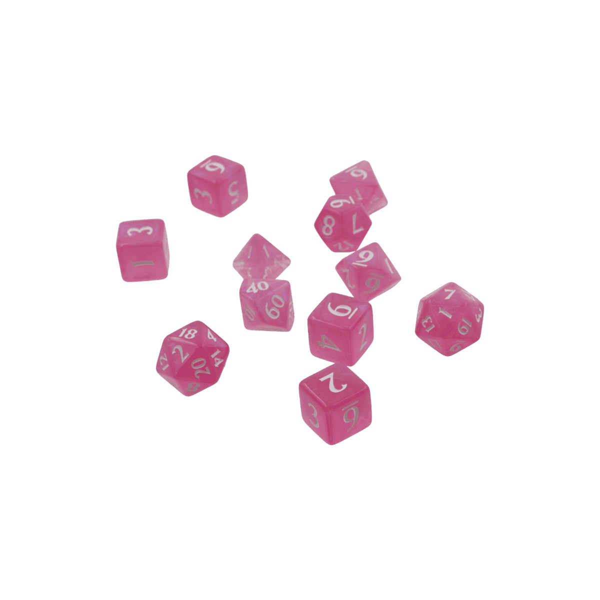 Ultra PRO: 11-Dice Set - Eclipse (Hot Pink) - 