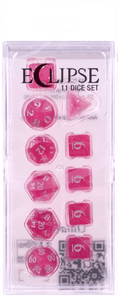 Ultra PRO: 11-Dice Set - Eclipse (Hot Pink) - 