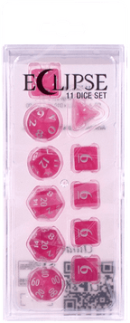 Ultra PRO: 11-Dice Set - Eclipse (Hot Pink) - 