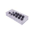 Ultra PRO: 11-Dice Set - Eclipse (Jet Black) - 