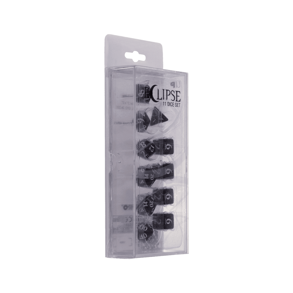 Ultra PRO: 11-Dice Set - Eclipse (Jet Black) - 