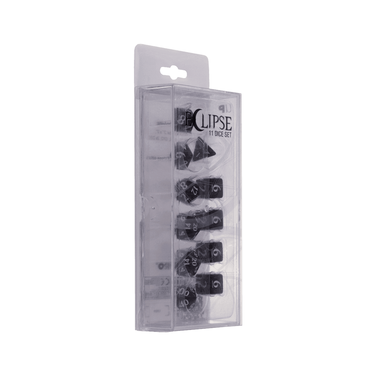 Ultra PRO: 11-Dice Set - Eclipse (Jet Black) - 