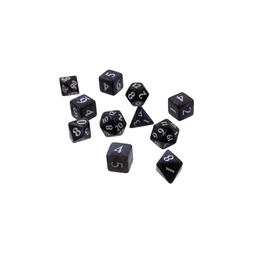 Ultra PRO: 11-Dice Set - Eclipse (Jet Black) - 