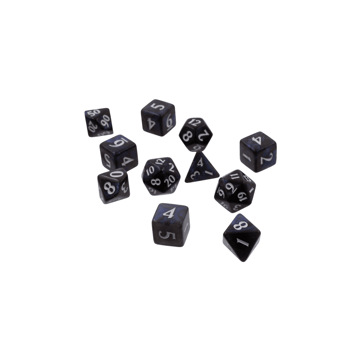 Ultra PRO: 11-Dice Set - Eclipse (Jet Black) - 