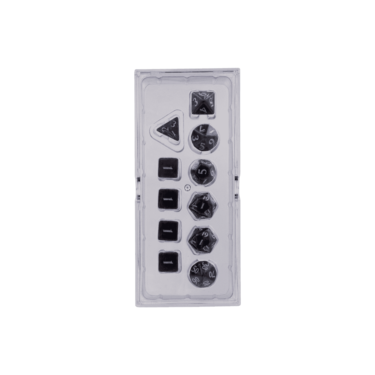 Ultra PRO: 11-Dice Set - Eclipse (Jet Black) - 