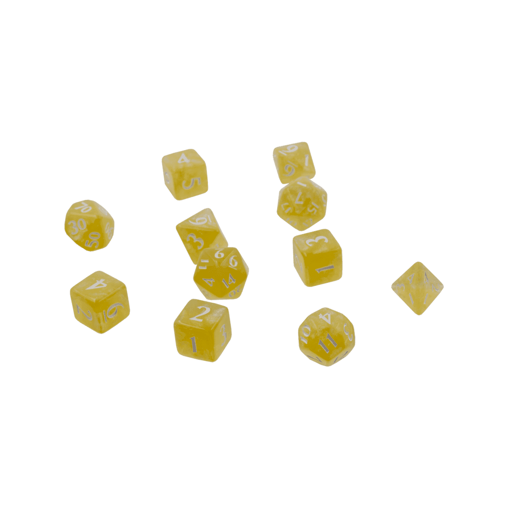 Ultra PRO: 11-Dice Set - Eclipse (Lemon Yellow) - 