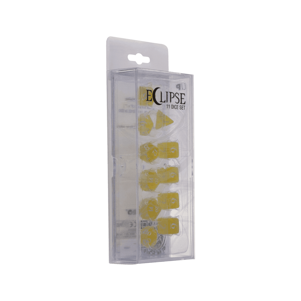 Ultra PRO: 11-Dice Set - Eclipse (Lemon Yellow) - 