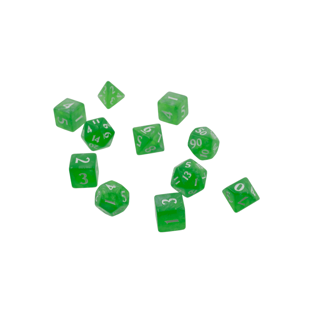 Ultra PRO: 11-Dice Set - Eclipse (Lime Green) - 
