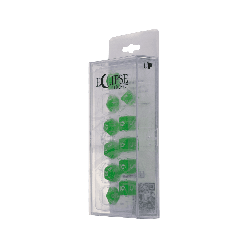 Ultra PRO: 11-Dice Set - Eclipse (Lime Green) - 