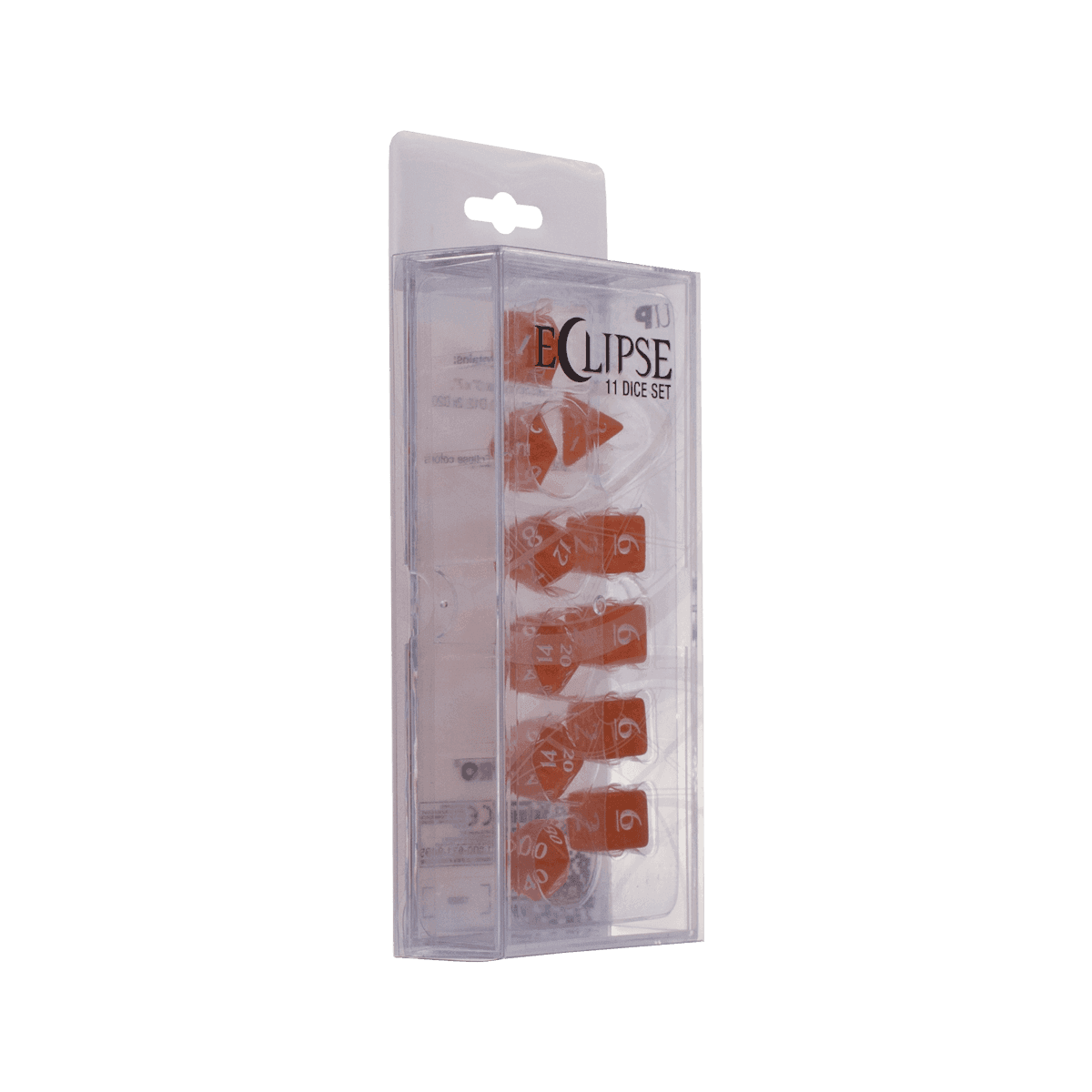 Ultra PRO: 11-Dice Set - Eclipse (Pumpkin Orange) - 