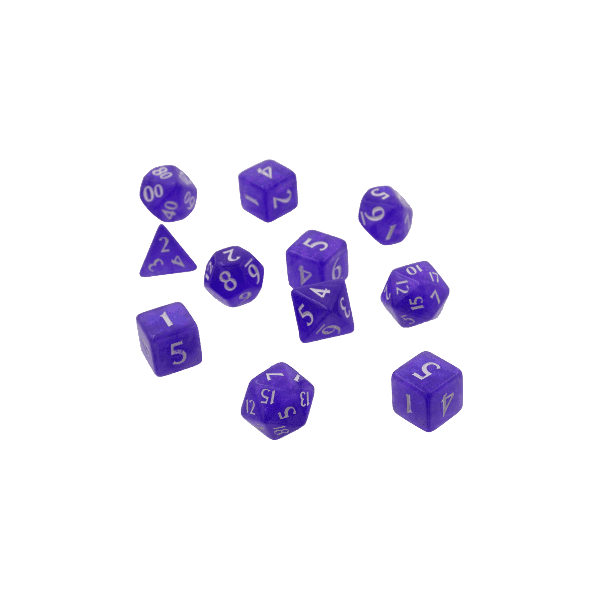Ultra PRO: 11-Dice Set - Eclipse (Royal Purple) - 