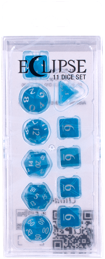 Ultra PRO: 11-Dice Set - Eclipse (Sky Blue) - 