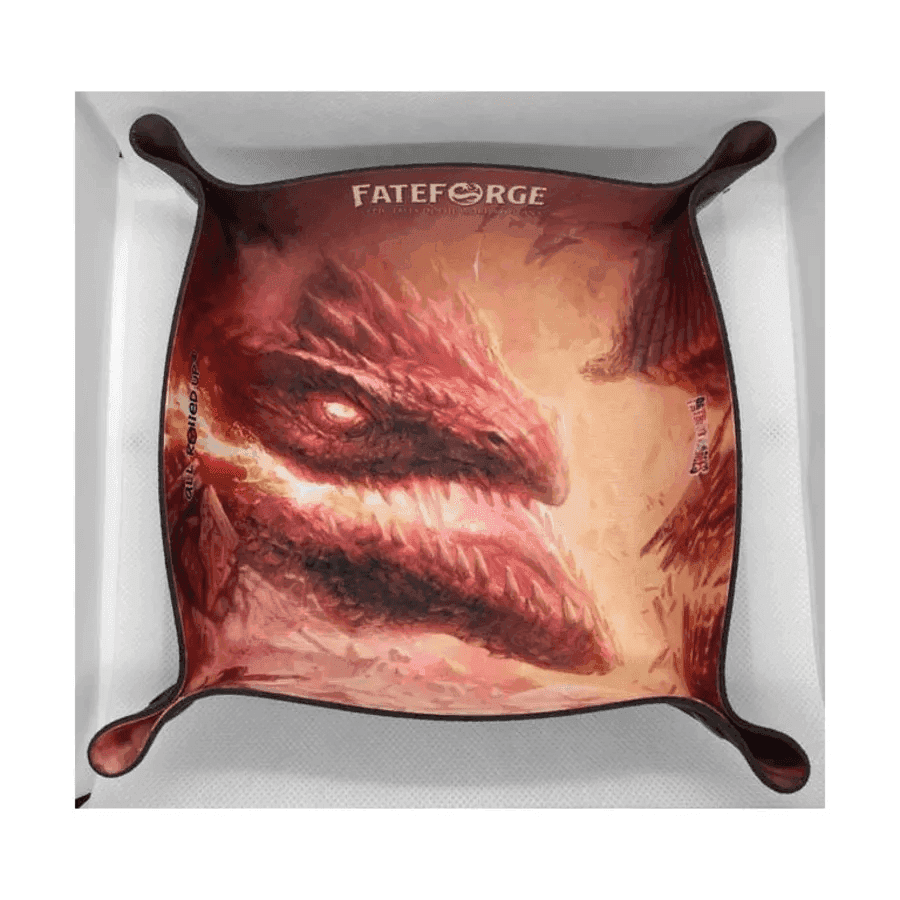 Fateforge - Red Dragon Neoprene Dice Tray - 