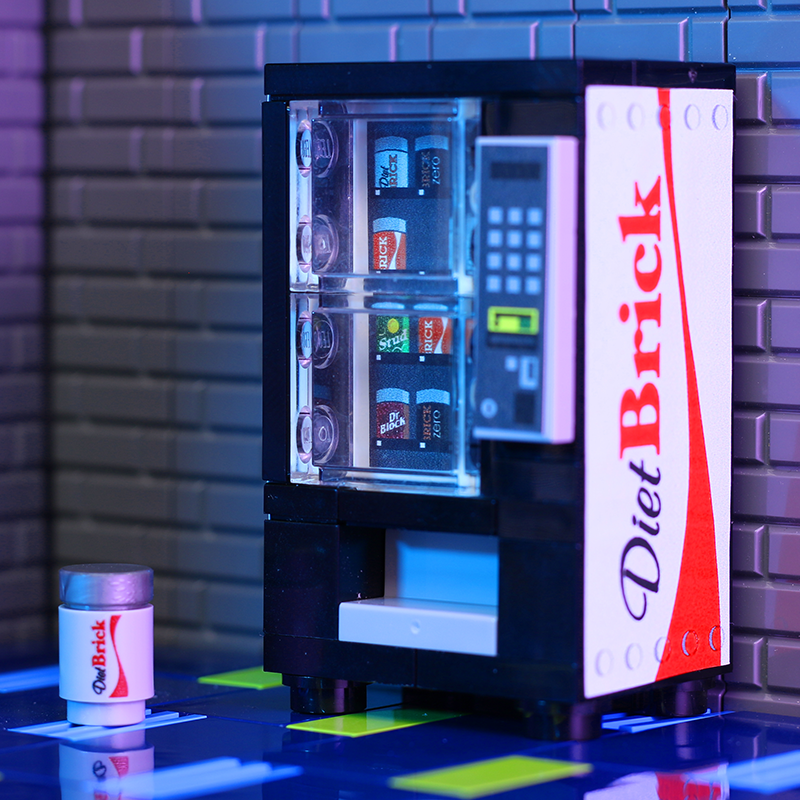 Diet Brick - B3 Customs Soda Vending Machine made using LEGO parts