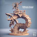 Diggaz, the Plague Zeek (Epic Boss Sandworm) - With Platform (No Rider)