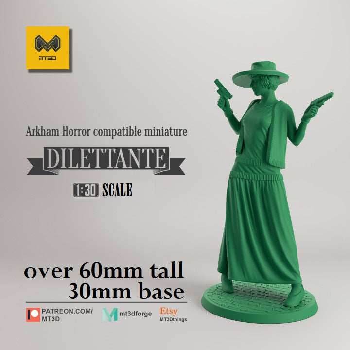 Arkham Compatible Investigator: The Dilettante (Jenny Barnes) - 