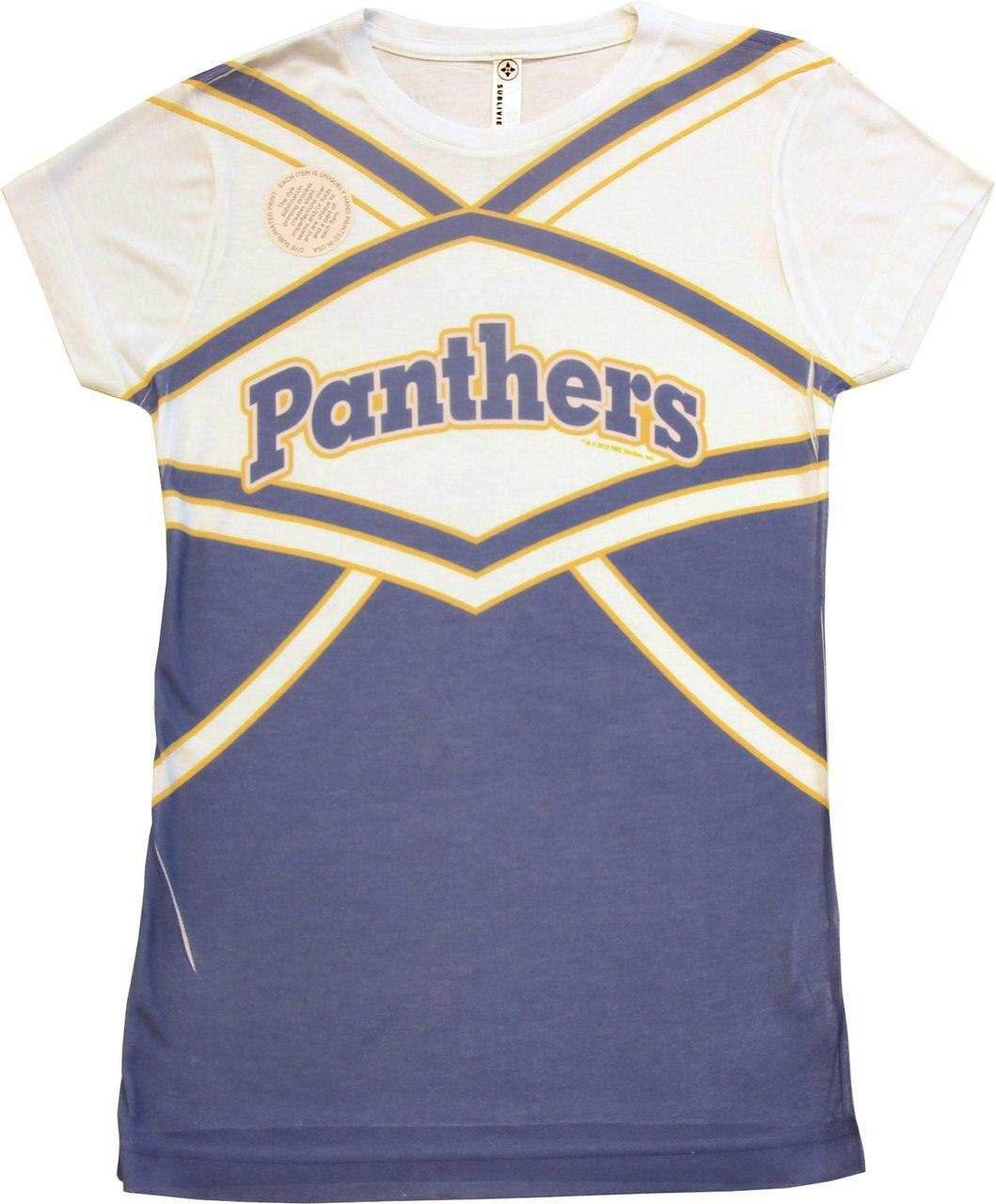 Dillon Panthers Cheer Uniform SUBLIMATED T-Shirt Tee - S