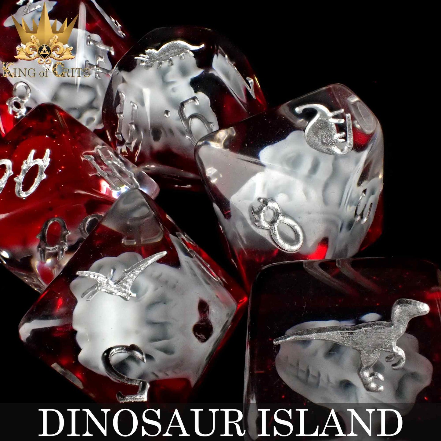 Dinosaur Island 11 Dice Set