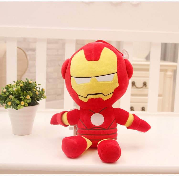 Disney Anime Plush Toy Spider-Man Doll Marvel Avengers Soft Plush Hero Captain America Iron Man Kids Christmas Gifts