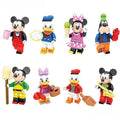 Disney Mickey & Minnie Mouse set of 8 Lego Minifigures Custom Toys