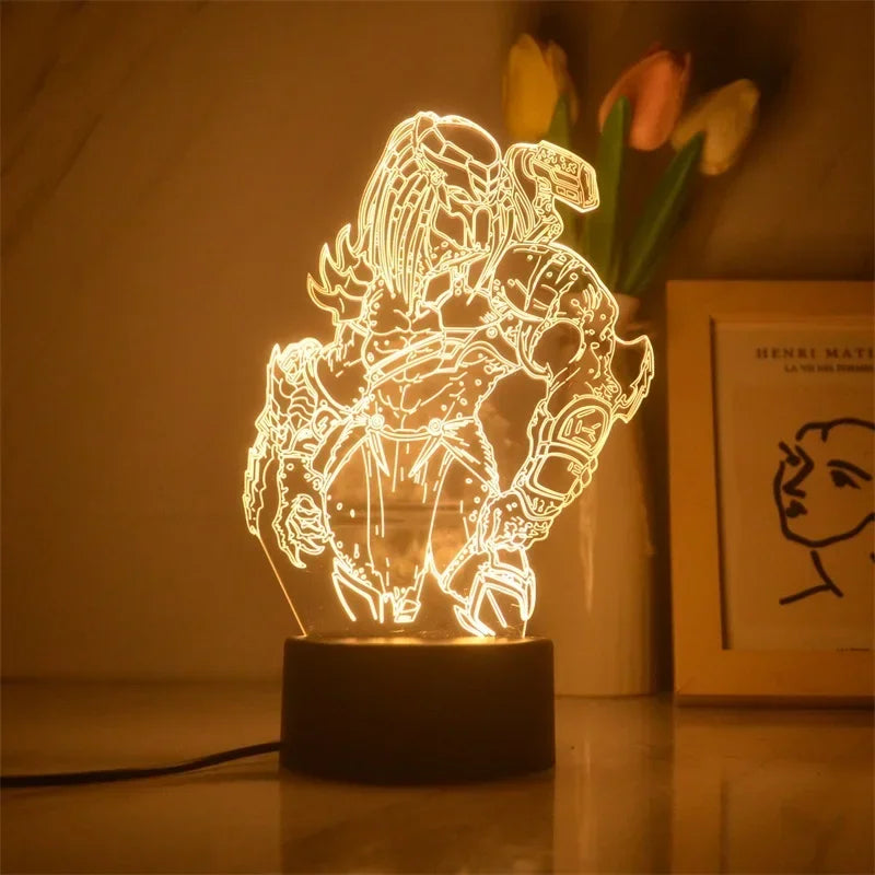 Disney Yoda Baby Night Light Star Wars Table Lamp Action Figures Toys Warm White 3D Lamp Birthday&Christmas Gift Children Toys