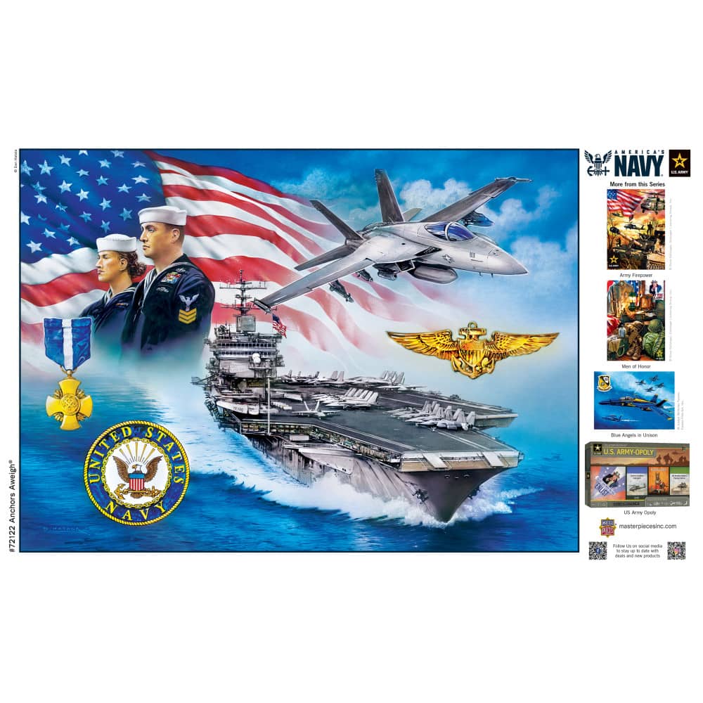 America's Navy - Anchors Away 1000 Piece Jigsaw Puzzle