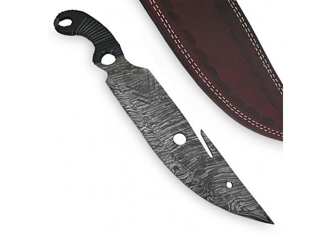 Melee Hunter Damascus Steel Fixed Blade Knife-2