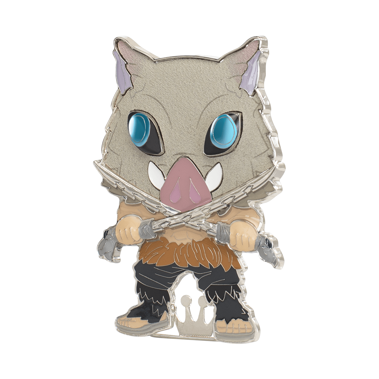 Funko Pop! Sized Pins: Demon Slayer - Inosuke Hashibira Chase Pin - 