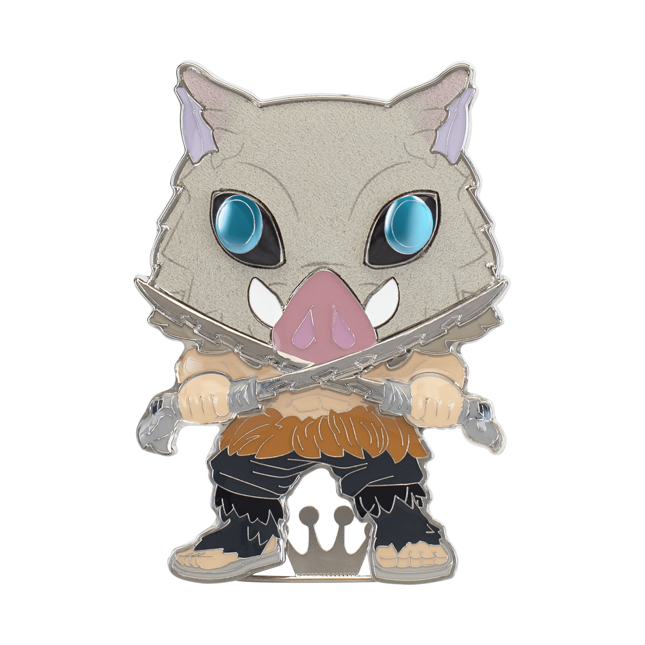 Funko Pop! Sized Pins: Demon Slayer - Inosuke Hashibira Chase Pin - 