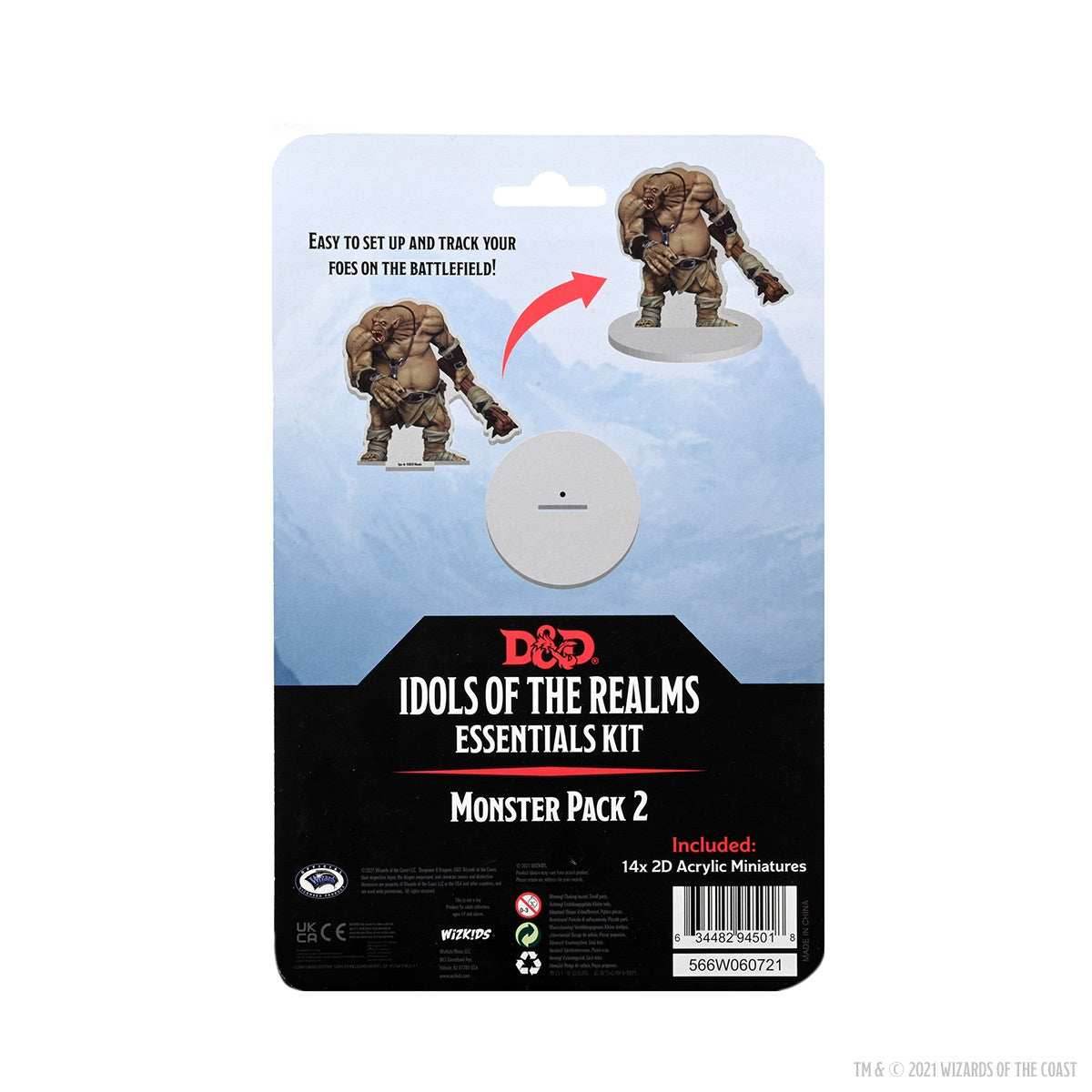 D&D: Idols of the Realms - Essentials 2D Miniatures - Monster Pack 1 - 