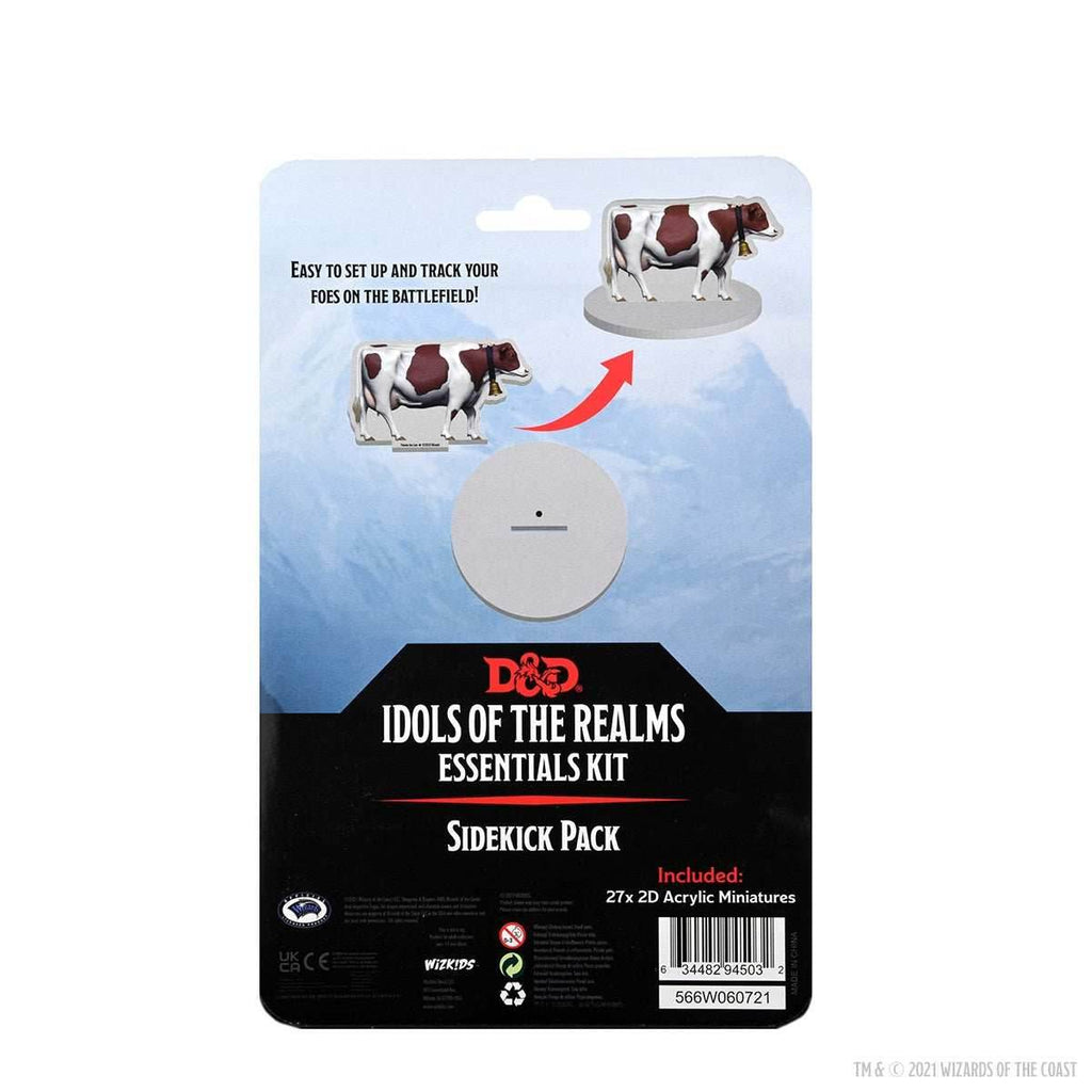 D&D: Idols of the Realms - Essentials 2D Miniatures - Sidekick Pack - 