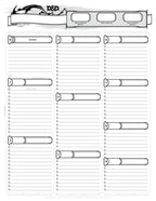 DnD 5e characters sheet free pdf download Wizard of the coast - 