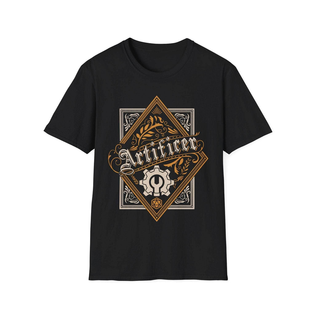 DnD Artificer Large Crest T-Shirt - Black / S