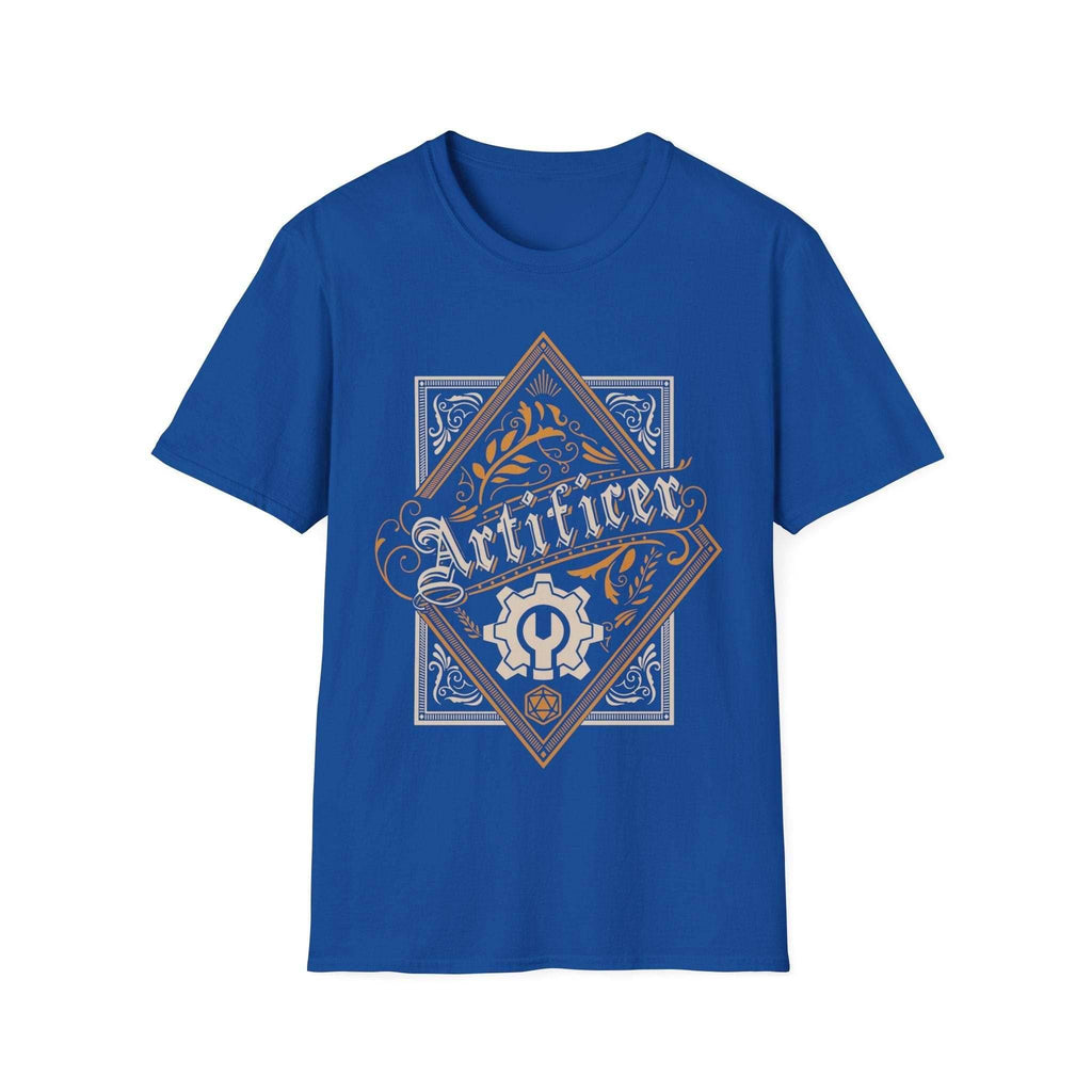 DnD Artificer Large Crest T-Shirt - Royal / S