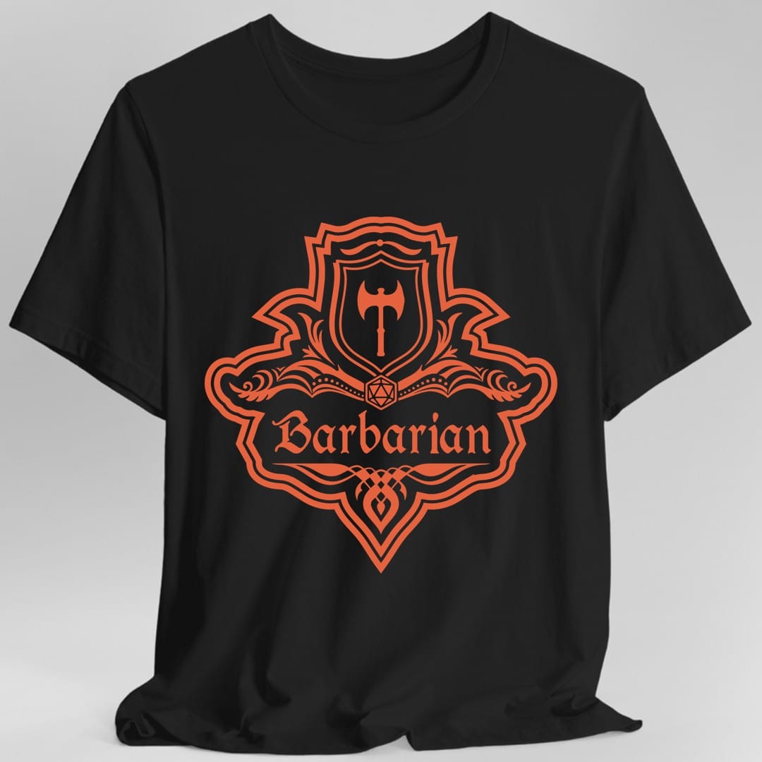 DnD Barbarian Class Emblem T-Shirt