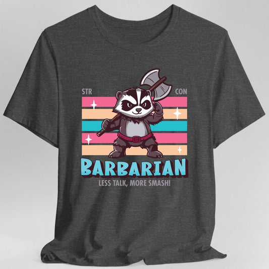 DnD Barbarian Shirt - D&D Kawaii Class T-shirt