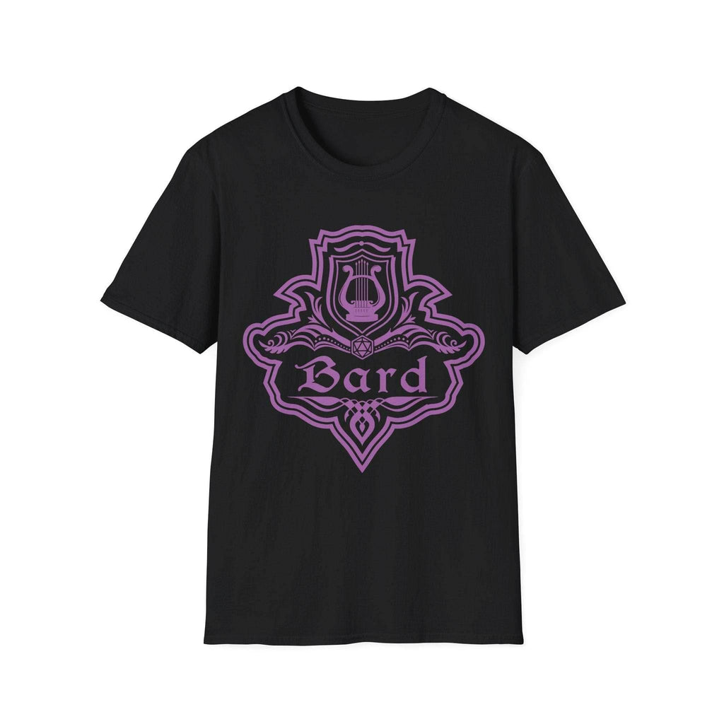DnD Bard Class Emblem T-Shirt - Black / S