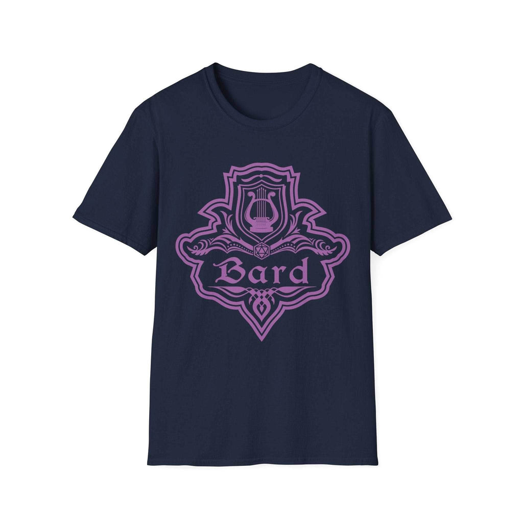 DnD Bard Class Emblem T-Shirt - Navy / S