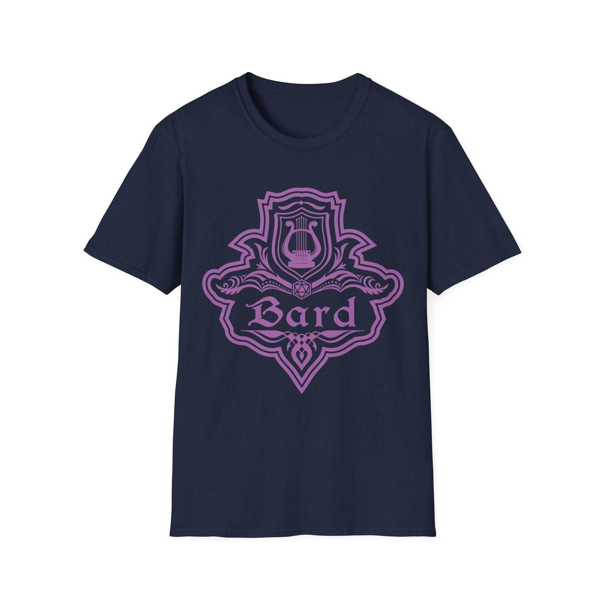 DnD Bard Class Emblem T-Shirt - Navy / S