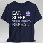Bard T-Shirt – 'Eat, Sleep, Vicious Mockery, Repeat'