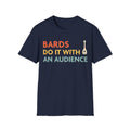 DnD Bards Do It With An Audience Shirt - Navy / S