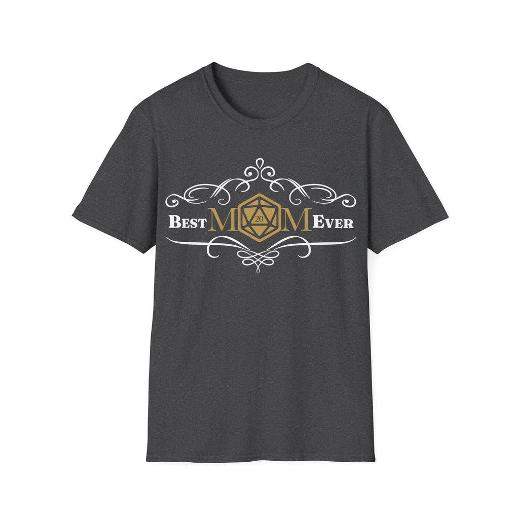 DnD Best Mom Ever T-Shirt - Dark Heather / S