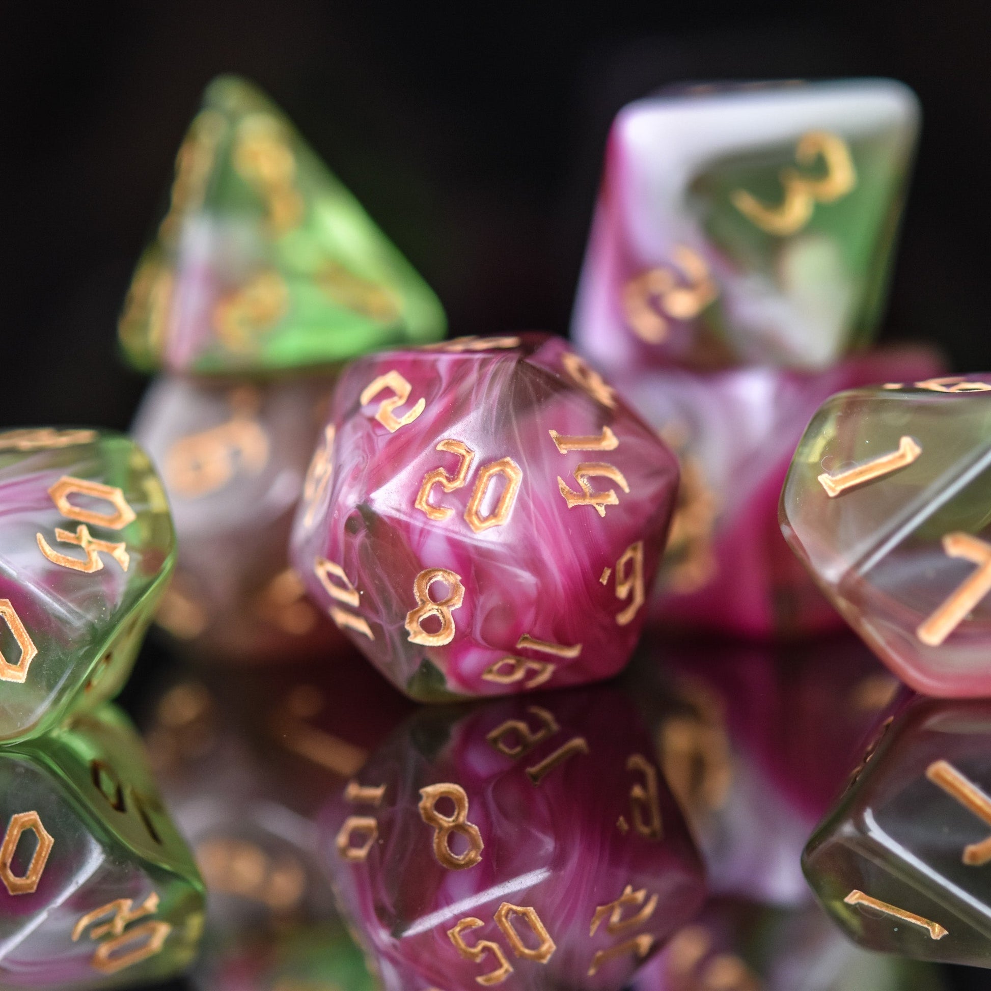 Dnd class dice and pins