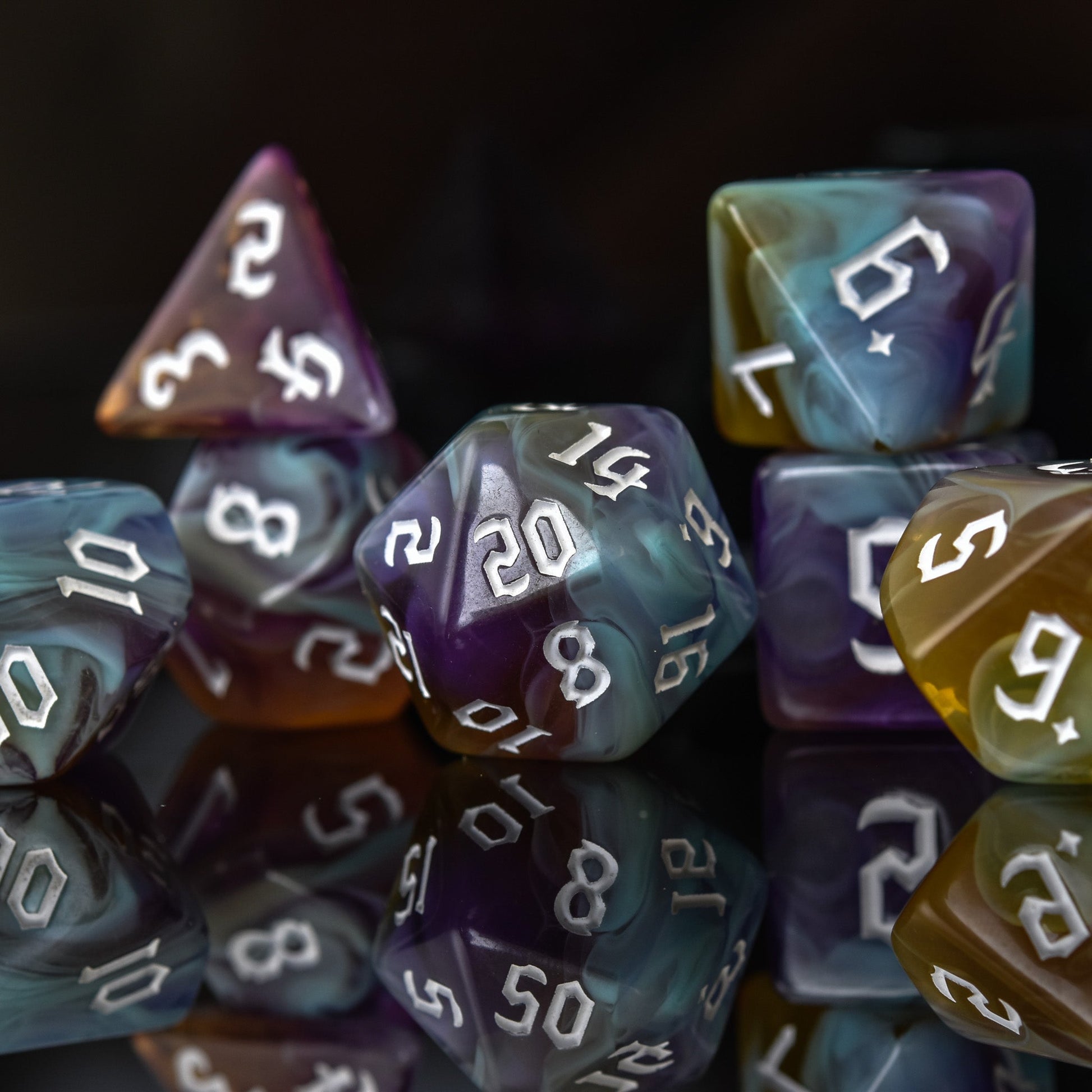 Dnd class dice and pins