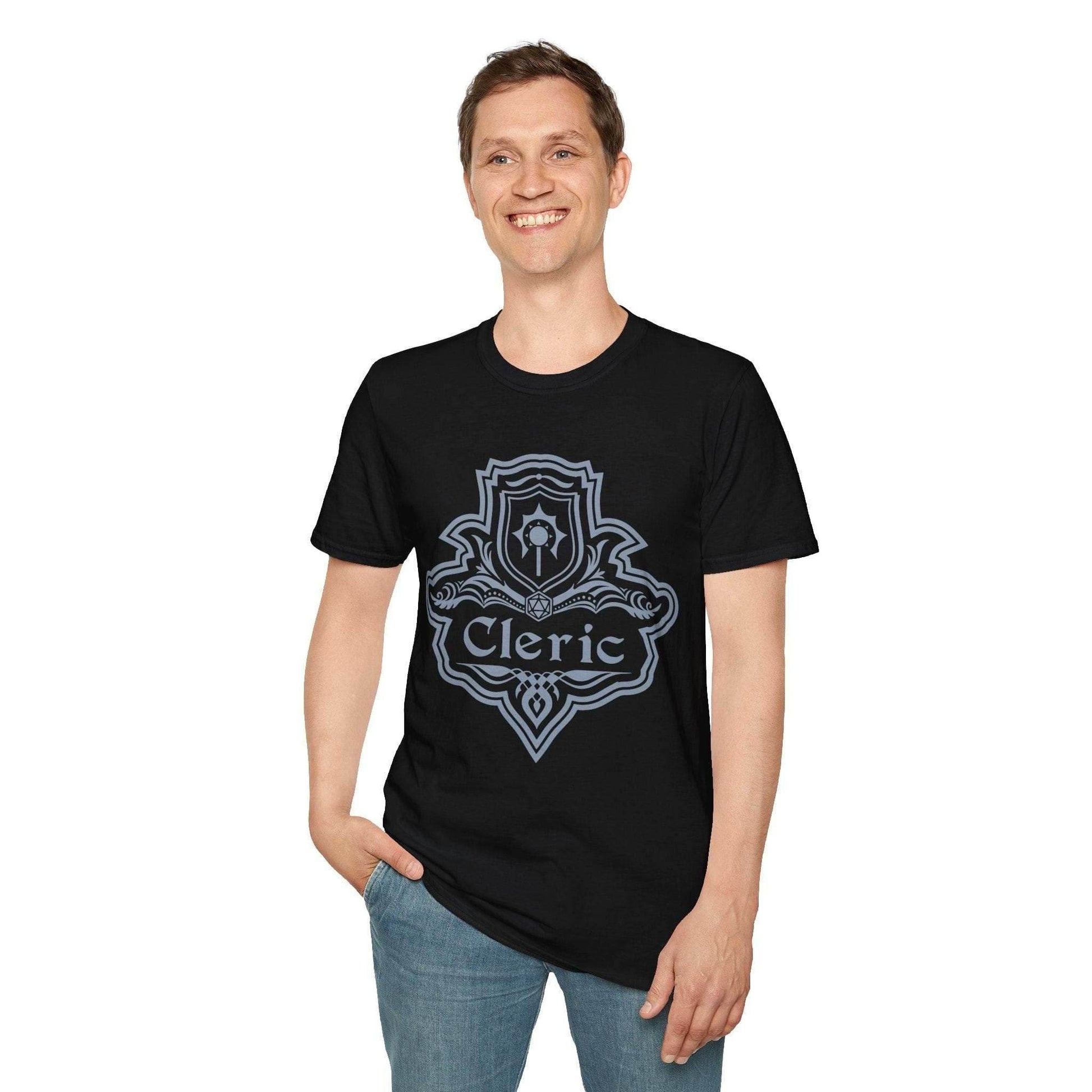 DnD Cleric Class Emblem T-Shirt - Navy / S
