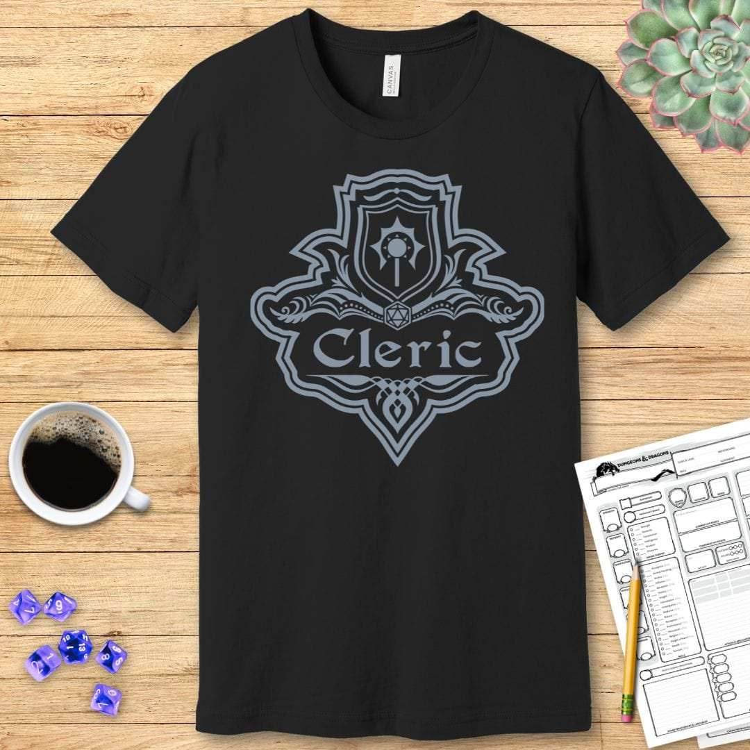 DnD Cleric Class Emblem T-Shirt - Navy / S