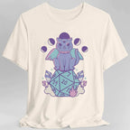 DnD Cute Cat D20 T-shirt - Natural / S