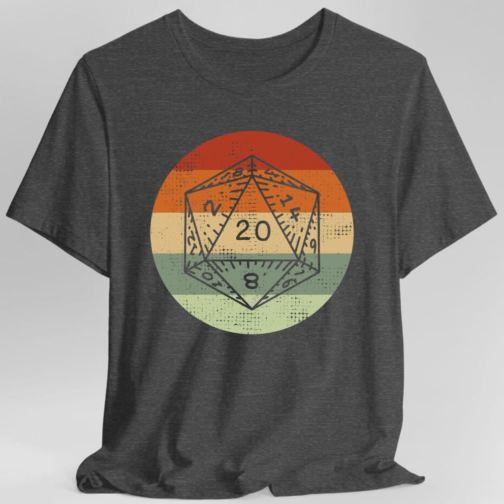 DnD D20 Shirt | Retro Sunset