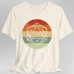 DnD D20 Shirt | Retro Sunset